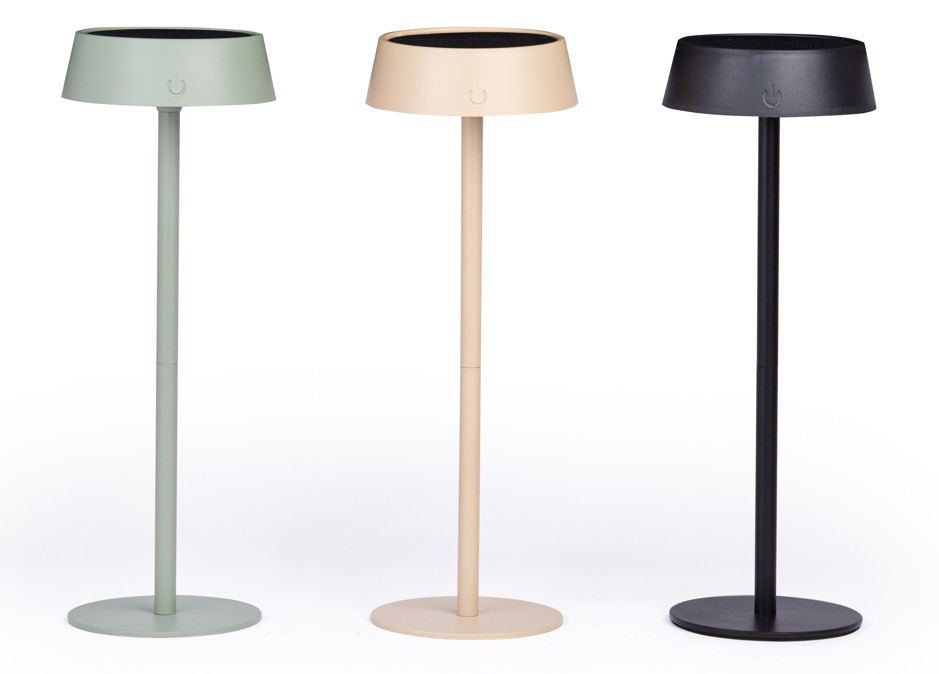 Portable solar table lamps
